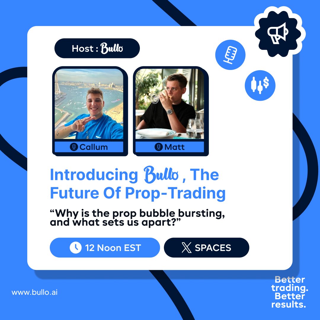 'Did someone mention TRANSPARENCY?👀 Get ready to join us tomorrow for an exclusive event! Save the date: Saturday, April 20th, 12 noon EST.🔥 Don't miss out on our 15-minute Q&A session where we'll be giving away a $10,000 challenge account from @bulloai 🚀 Mark your calendars