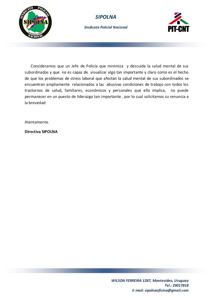 fab_dan_rios's tweet photo. Vergüenza las declaraciones del jefe de policia de salto @Canal4_UY @canal10uruguay @canal5uruguay @TelemundoUY @Ni_Martinelli @pabloabdala66 https://t.co/NrrPephPQU