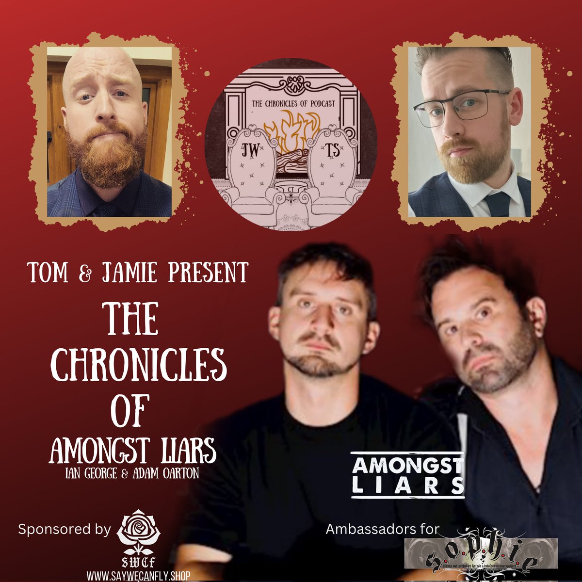 Welcome to The Chronicles of @amongstliars 
Get insights into their new album dropping July 4th and a sneak peek of their UK tour. 
Plus, hilarious discussions and more! Tune in now! 

thechroniclesofpodcast.com 

#AmongstLiars #IanGeorge #AdamOarton #TCOPod #TheChroniclesOfPodcast