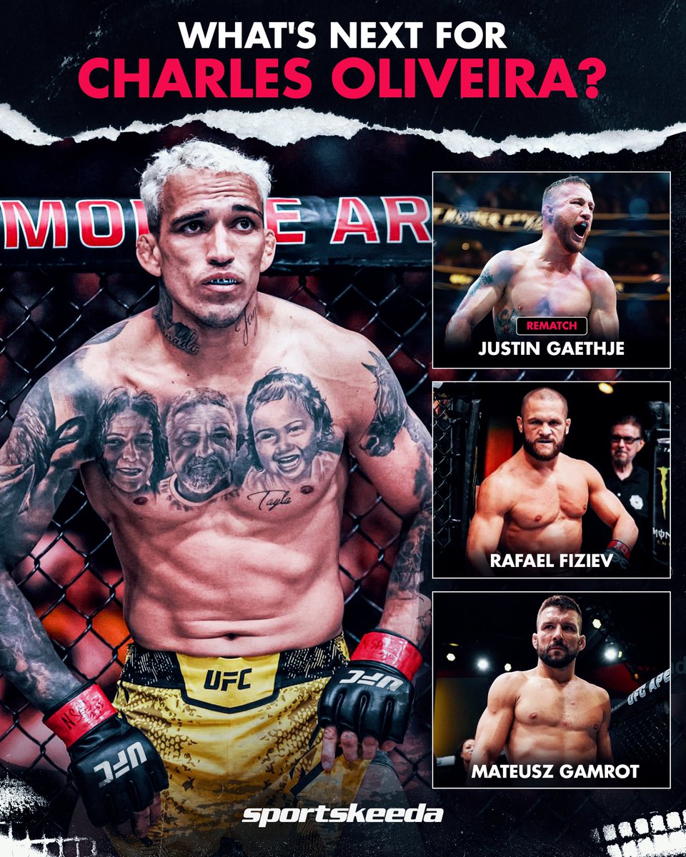 Who should Charles Oliveira face next? 🧐 #UFC #MMA