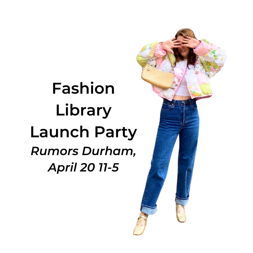 CircularEconNC's tweet photo. TOMORROW!  Join us @rumors.preloved for the @fashionlibrarync launch party!  Info at link in bio or at https://t.co/5jyqwZ010z https://t.co/JwYk508fRT