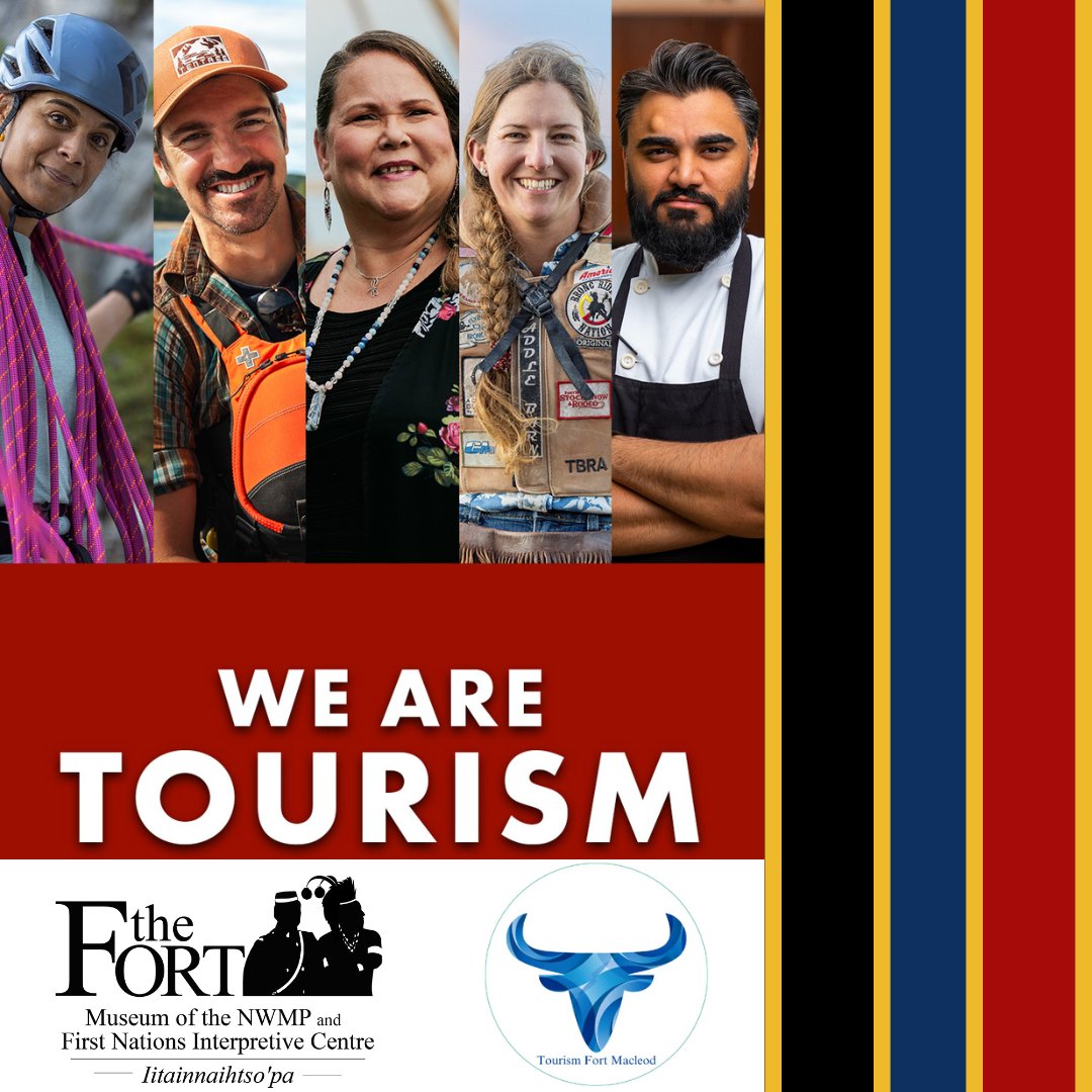 We are a tourism business! While we love to serve our community, we also thrive when tourism thrives. We can’t wait to see what the future holds as tourism grows in Alberta! #nwmpmuseum #FortMacleod #WeAreTourism #thefort #ExploreAlberta #TravelAlberta #tourismfortmacleod
