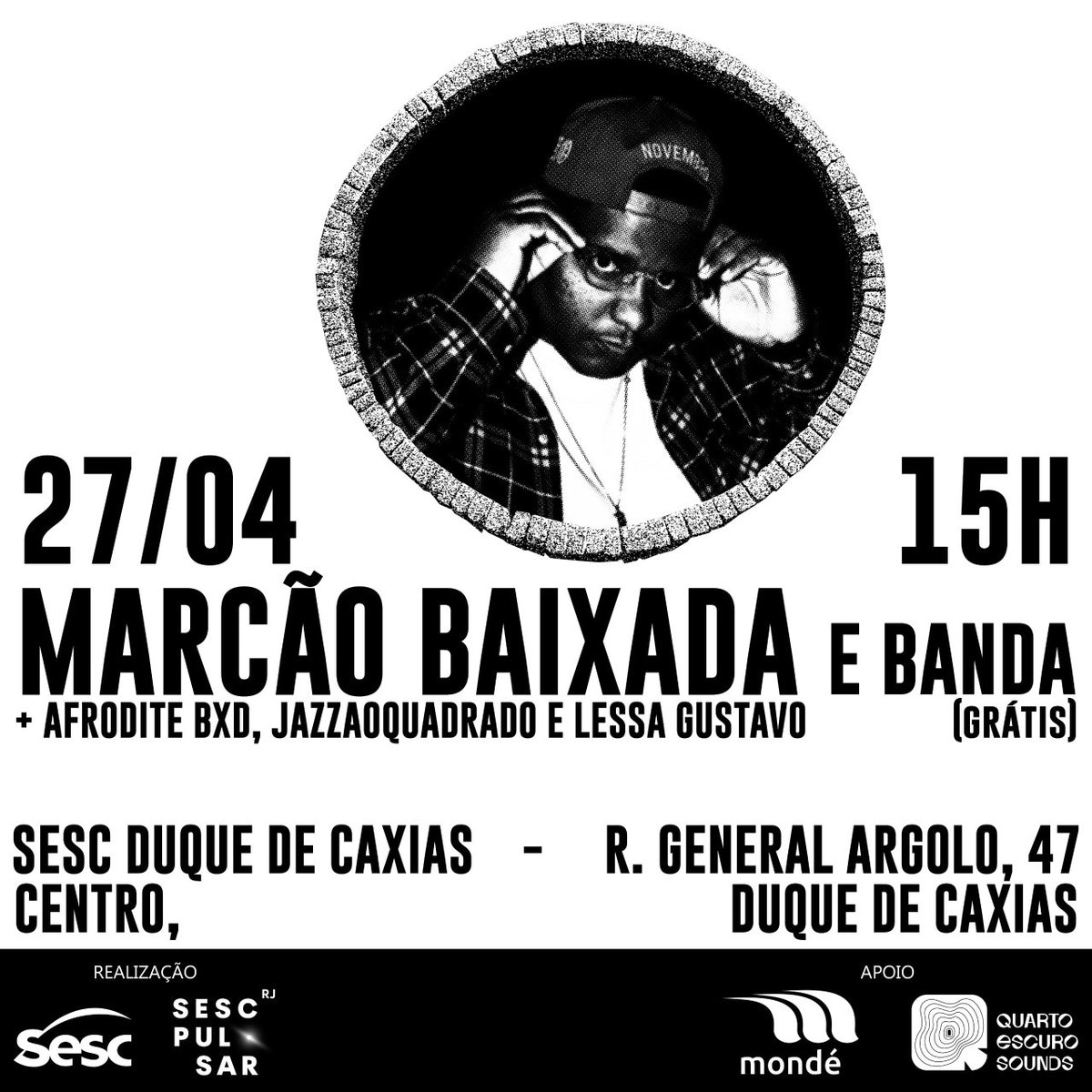 quartoesc's tweet image. . @marcaobaixada no SESC Duque de Caxias!