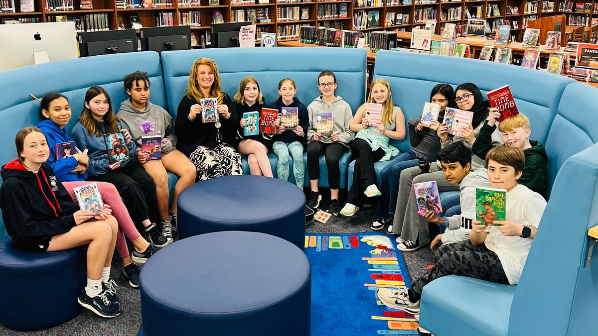 Happy Friday from the <a href="/ProjectLITComm/">Project LIT Community</a> 6th grade book club! 📚@RBMS_official