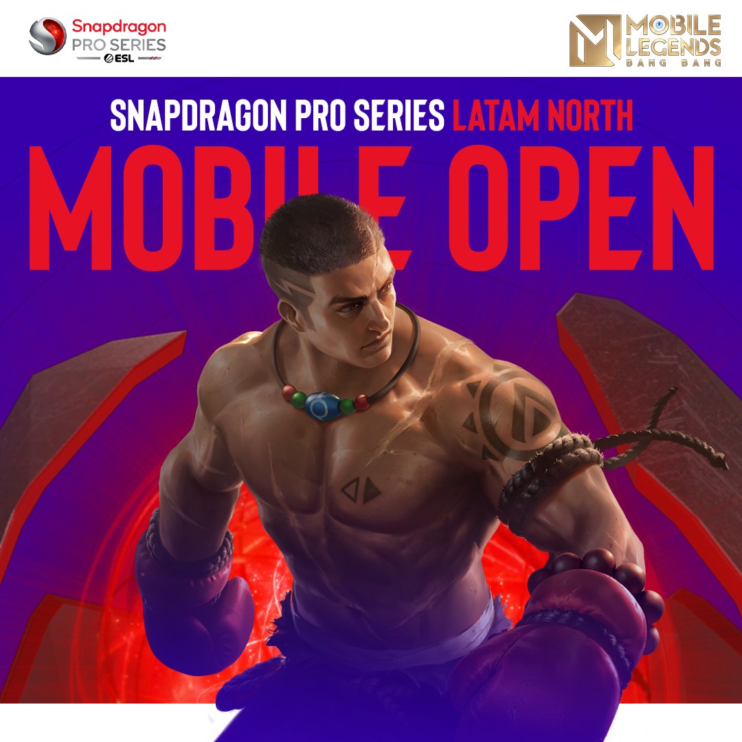 📣 LATAM North Open Qualifiers kicks off today! Best of luck to all the players competing! 📅 April 19th - April 22nd 🔗 For more information/register, click the link in our bio! #SnapdragonProSeries #Registration #MLBB #LATAMN