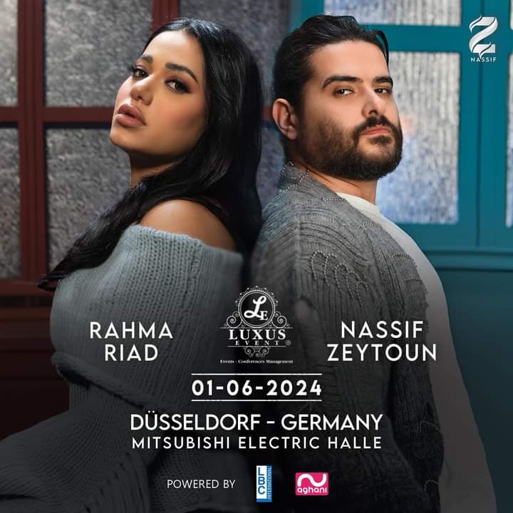 rahmariad_'s tweet photo. لأول مرة بكل شوق راح التقي بيكم مع النجم ناصيف زيتون في ليلة مميزة، بتاريخ 01 يونيو 2024في دوسلدورف،ألمانيا🇩🇪
Iamexcitedtoseeyouallforthefirst timeinaspecialnightwith NassifZeytounonJune1،2024in Dusseldorf,Germany🤍
BookNow🎫⤵️ 
https://t.co/eQaE8Yipyk
#رحمة_رياض @NassifZeytoun https://t.co/lz5JnPQLIo