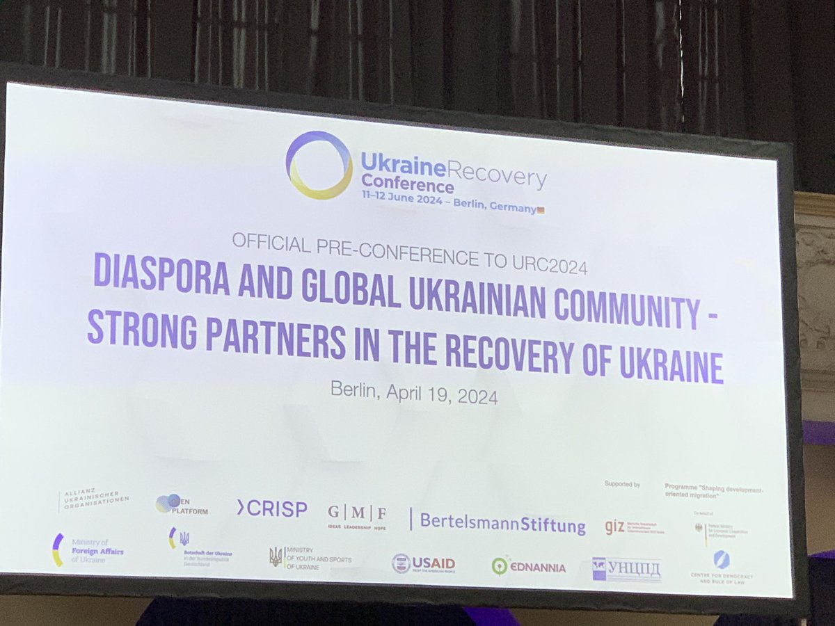 imamedia_'s tweet photo. Ukraine Recovery Conference in Berlin today. Many important civil society topics. https://t.co/yJP85pjcEp