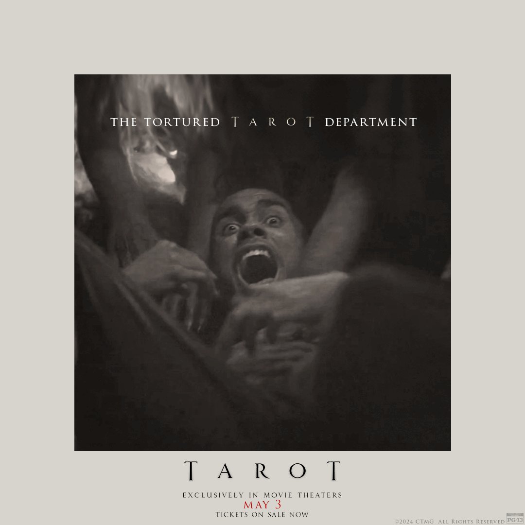 no one knows torture like they do. #TarotMovie is exclusively in theaters may 3. get tickets now: tarotmovie.com