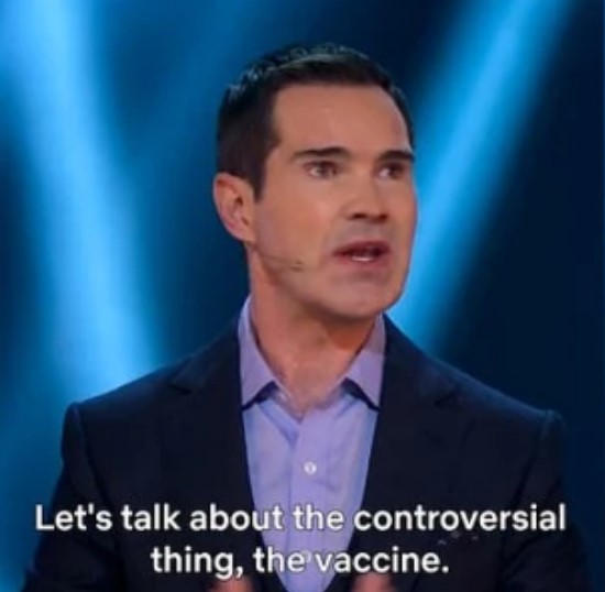 From the reviews of Jimmy Carr's latest effort on Netflix it may be that the establishment has decided that he can now be discarded since his usefulness in jab promotion has ended. Well perhaps because of that, and that he's just an unfunny griftter. @jimmycarr