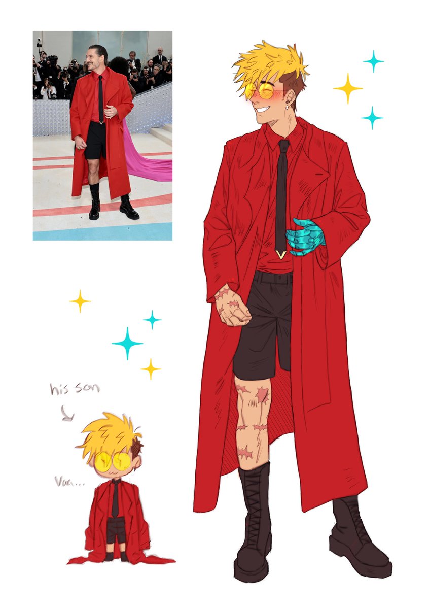 Vash but he is Pedro pascal #vash #trigun