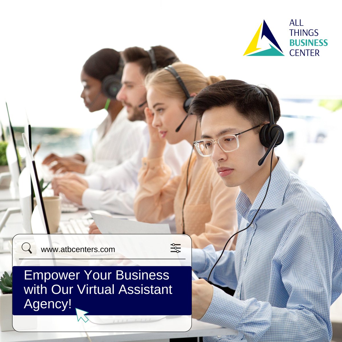 atbcenter's tweet photo. Unlock efficiency and elevate your productivity with our Virtual Assistant Agency! Discover seamless solutions tailored to your needs and redefine success together. 
.
Contact us for more info! https://t.co/iXuaxKh54y
.
#virtualassistant #efficiency #productivity https://t.co/IL2HzCctZB