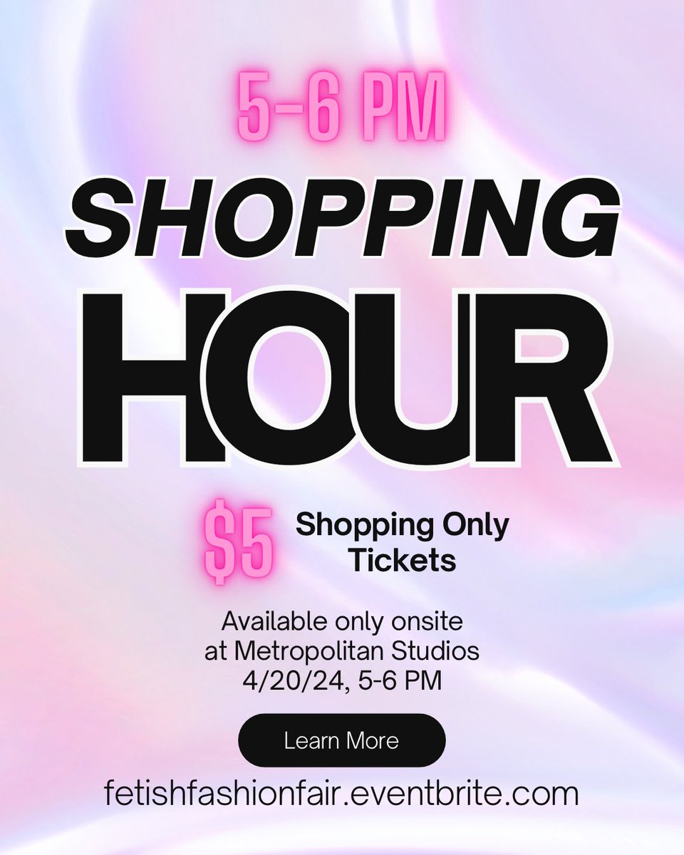 If you really HATE watching beautiful models walk the runway then you can come just for the shopping. @AtlantaDungeon @KinkedAtlanta @MyMadamJess @RoxiRazorblade