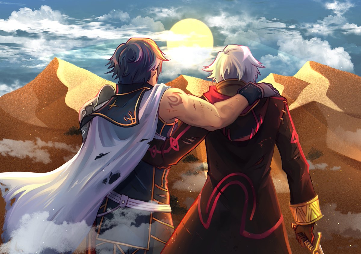 Happy 12th anniversary to THE game, Fire Emblem Awakening!
Thanks for changing my life and my brain chemistry forever 💜💙 (And giving us Chrobin🙏)

Here's some older fanarts <3
#FireEmblemAwakening #FireEmblem #Chrobin