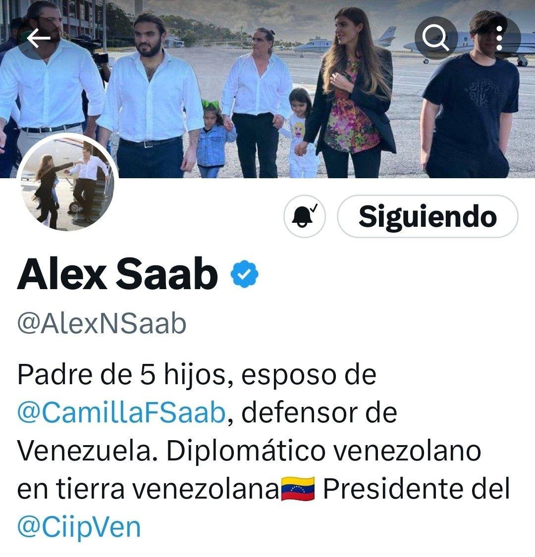 La lucha por la justicia y la dignidad no conoce fronteras. Sigue a Alex Saab (@AlexNSaab) y a su esposa Camilla Fabri (@CamillaFSaab), dos defensores incansables de los derechos humanos en Venezuela, y únete a su causa por un país más justo y solidario. #FreeAlexSaab