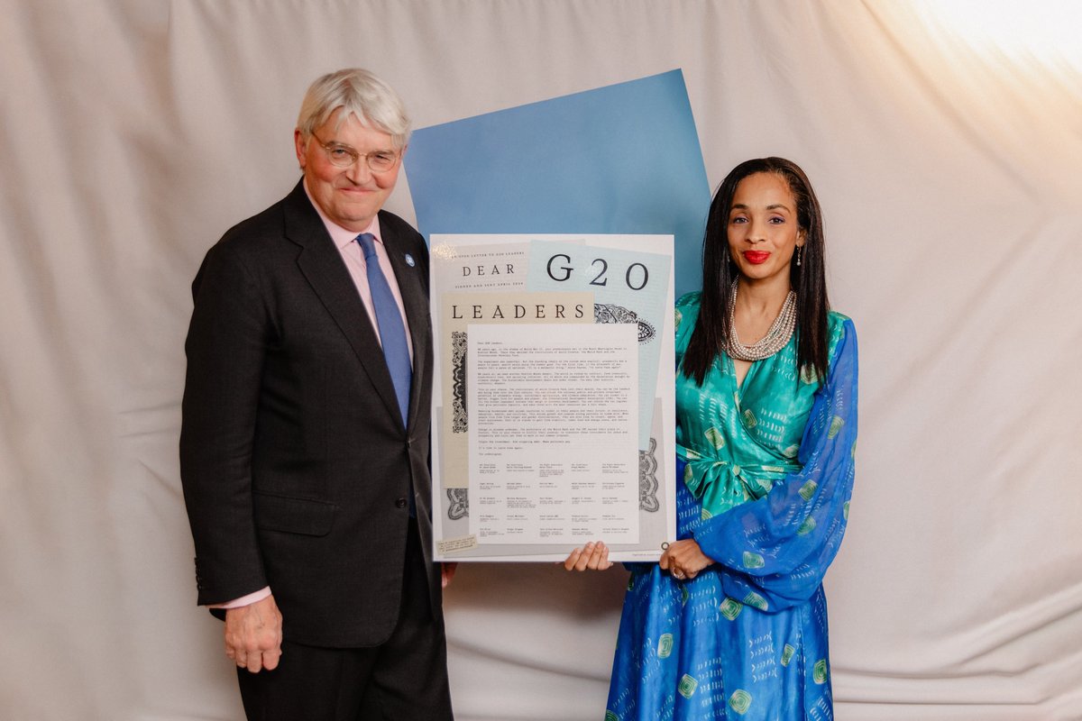 ONE CEO @ndidiNwuneli met UK Deputy Foreign Secretary @AndrewmitchMP and shared our call for G20 leaders to transform our financial system and make it work for the people & planet. 🤝 Minister Mitchell’s announcement to boost World Bank funding to address the root causes of some…