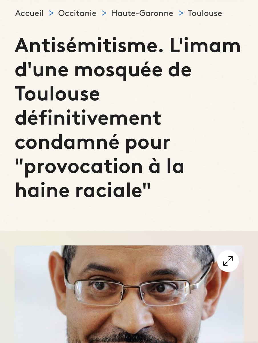 Le média islamogauchiste @CerfiaFR, faussement neutre, se met à défendre l’imam antisémite Tatai. Désabonnez-vous de ces faux comptes d’information ! 😊