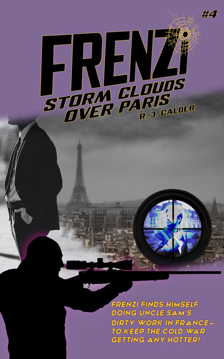 John Frenzi returns for #IndieApril in Storm Clouds Over Paris, by R. J. Calder! When assassins decide to go all Day of the Jackal in the City of Lights, the CIA brings in the most lethal and disposable asset they can find! This ain't no European holiday for the Killfrenzy!