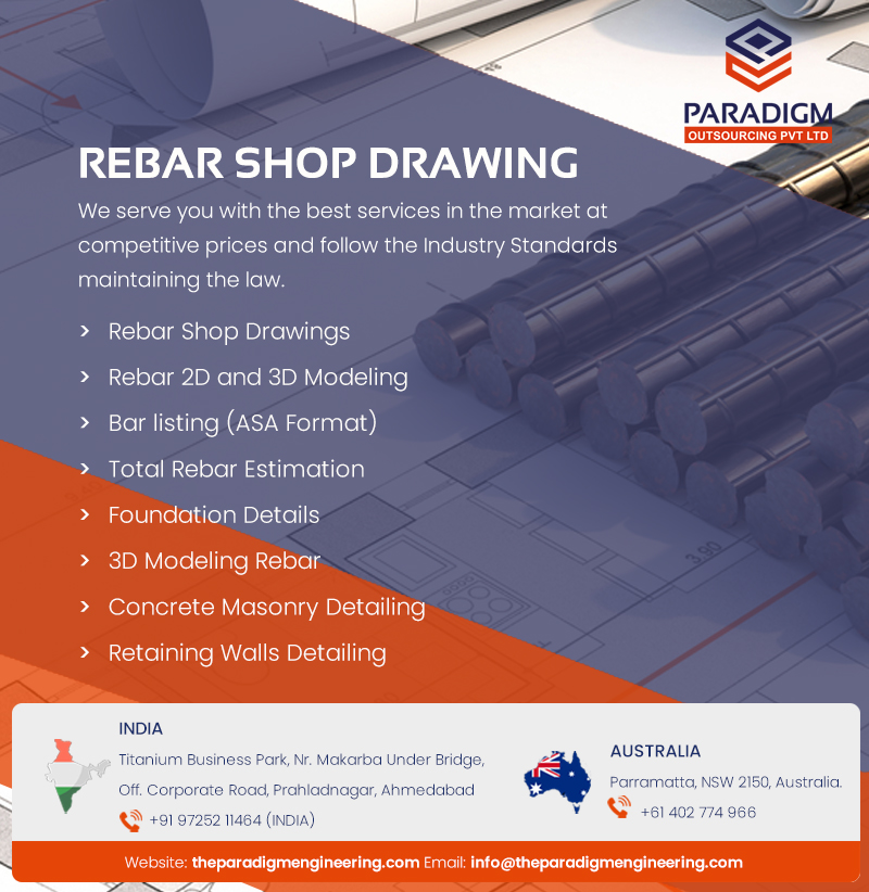 theparadigmeng's tweet image. Rebar Shop Drawing
We serve you with the best services in the market at competitive prices and follow the Industry Standards maintaining the law. 
Learn More: theparadigmengineering.com/rebar-shop-dra…

#RebarShopDrawing #ShopDrawing #ParadigmOutsourcing #AutoCAD #Autodesk #Revit #ZWCAD #Rebar