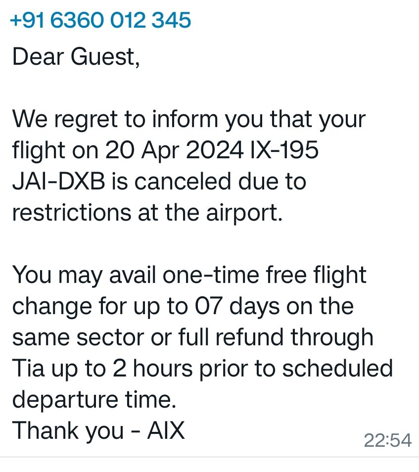 joshipraa's tweet photo. Hey @AirIndiaX ,
Flight to Dubai(20 April morning) abruptly cancelled without clear reasoning(pic 1).Unable to get flight status info on website(pic 2) &amp; no response frm Airindia express on phone/email.Reschedule option not coming on website. Care to explain?#CustomerExperience https://t.co/CtboexJctc