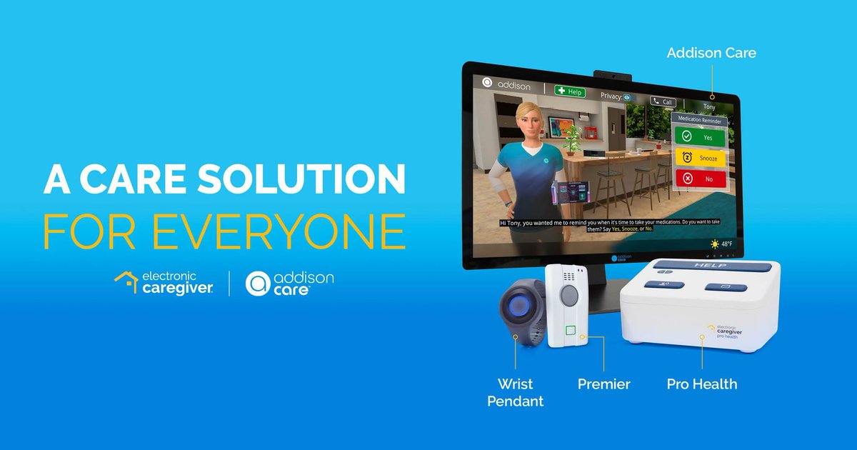 Our #healthtech solutions are designed to lighten the load for #caregivers while ensuring the best possible support for their #aging loved ones. 👉Find the right system for you today: electroniccaregiver.com