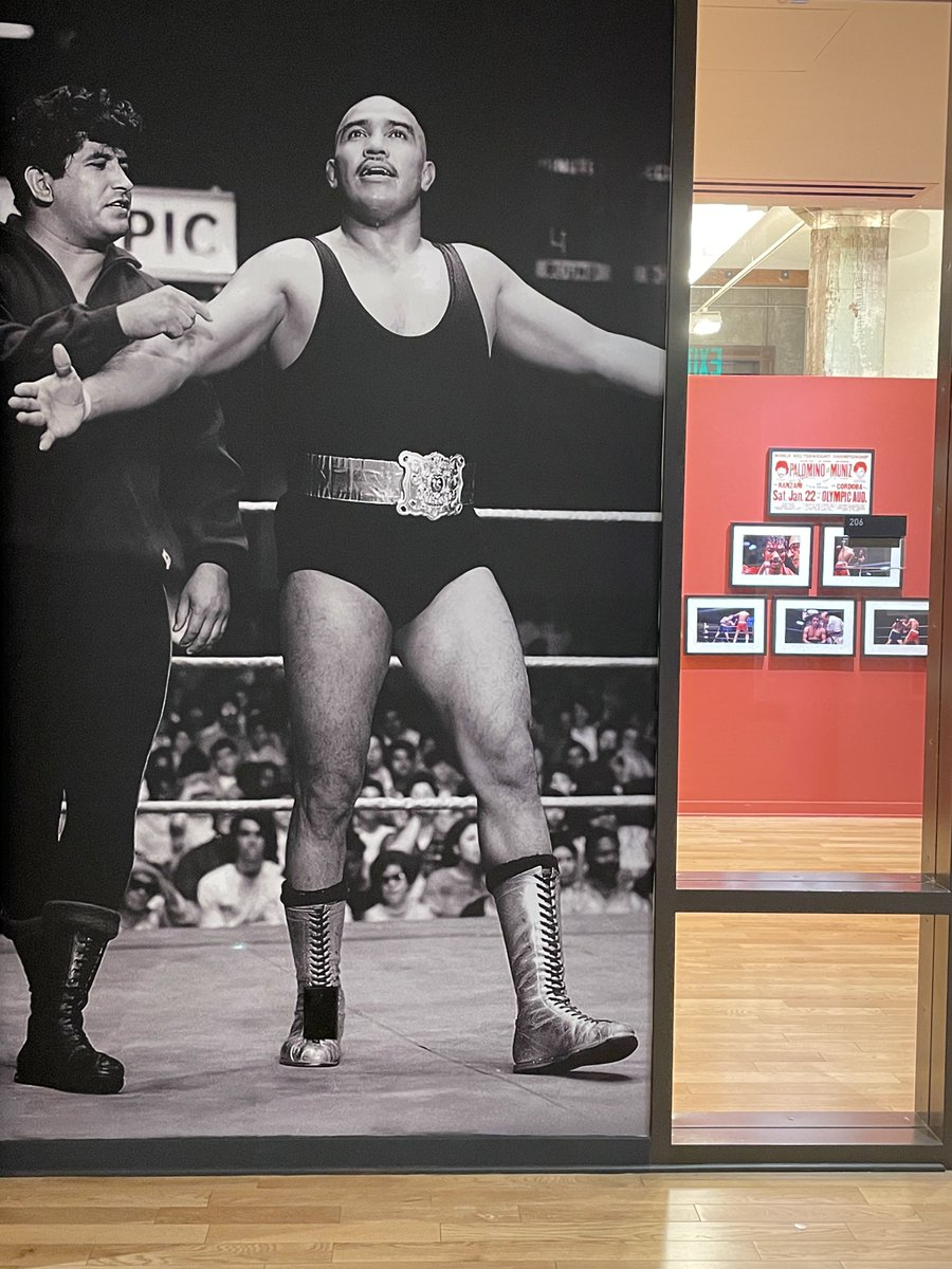Folks, you're running out of time to see 18th & Grand: The Olympic Auditorium exhibition @LAPlazaLA. Final weekend is just a month away (May 19th) but 2nd floor ends this Sunday! Be there!
#boxing #wrestling #rollerderby #punkrock