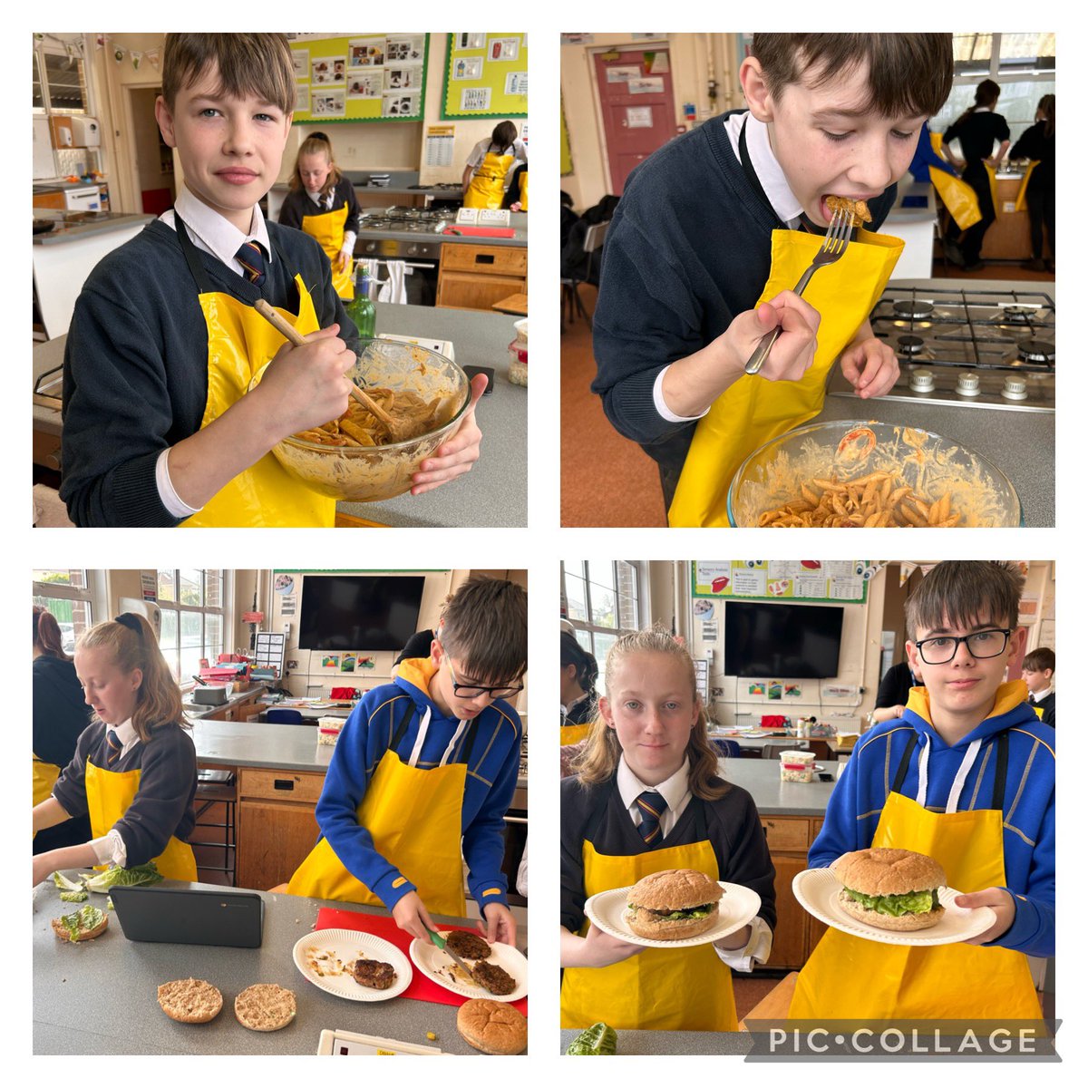 The best part… taste test! Miss Feeley and Mrs Kay were fortunate enough to taste every meal and can confirm they were all delicious! #lifeskills #healthyconfidentindividuals @PrincesTrust
