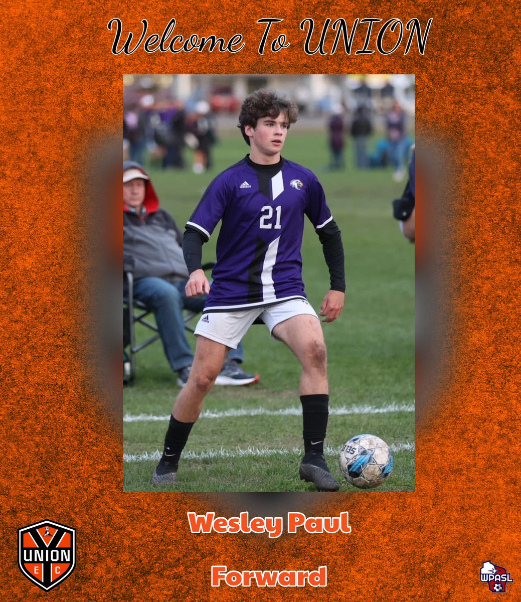UnionECFC's tweet photo. Wes Paul is an accomplished soccer player w/ a verifiable history of achievements that includes 3 varsity starts, All Conference recognition for 3 seasons &amp; the distinguished All State Team honor this year.

We’re happy to have him &amp; look forward to his debut!

#TogetherToConquer https://t.co/UFcLRrSQjk