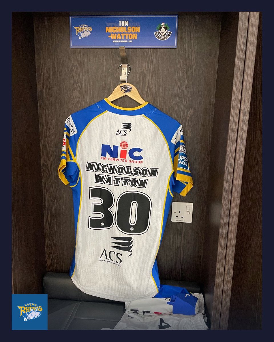 leedsrhinos's tweet photo. Welcome back to the side Tom Nicholson-Watton https://t.co/OrnRv5kCtG
