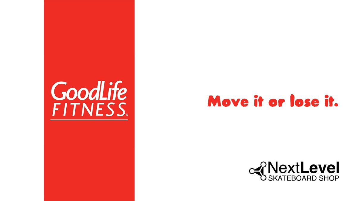 NextLevelSk8's tweet photo. GoodLife Fitness Antigonish
Move it or lose it.
Next Level Skateboard Shop
Antigonish Skatepark
@GoodLifeFitness 
@NextLevelSk8 
@AntigonishSK8 
#gym #exercise #moveitorloseit #mindset https://t.co/tHj7TYDj7X