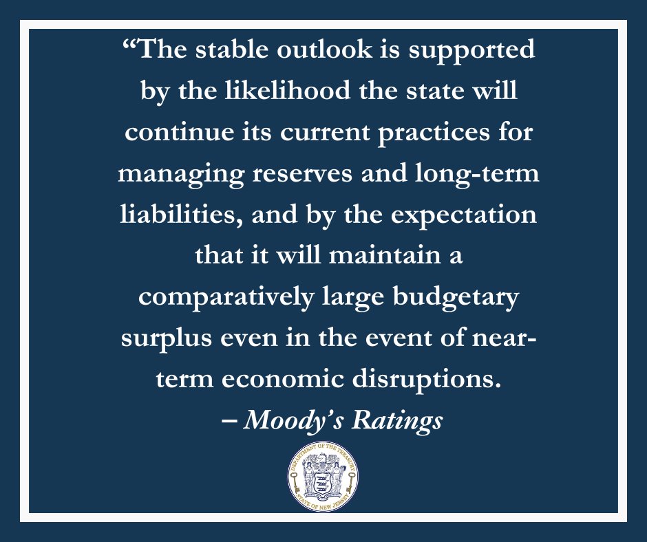 “Moody’s this week maintained its stable outlook on New Jersey’s credit rating.” Read more at moodys.com/research/Moody…