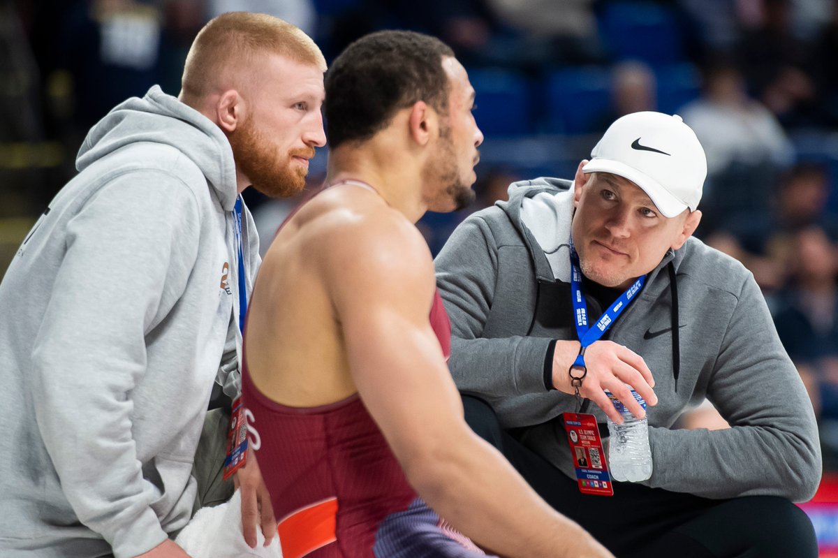 Mark Wogenrich (@markwogenrich) on Twitter photo Cael Sanderson, Aaron Brooks, Bo Nickal: 11 NCAA wrestling championships in one corner at the U.S. Olympic Wrestling Trials.
📸<a href="/D_Rainville/">Dan Rainville</a> Cael Sanderson, Aaron Brooks, Bo Nickal: 11 NCAA wrestling championships in one corner at the U.S. Olympic Wrestling Trials.
📸<a href="/D_Rainville/">Dan Rainville</a>