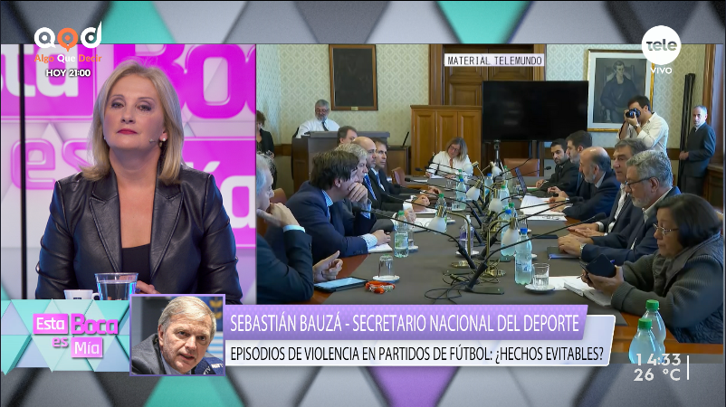 ➡️ Contactamos con el secretario nacional del Deporte, @Sebabauza61 📺 @teledoce