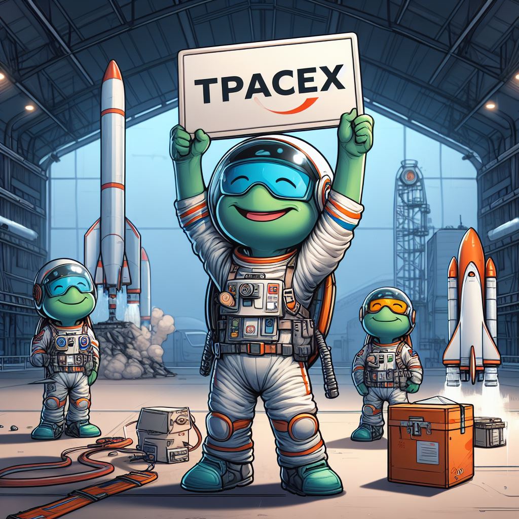 🚀 Exciting news! 

🌌TpaceX has officially launched, marking a new era of decentralized creativity and innovation with AstroTurtle! 🐢✨

Dive into a galaxy of AI-powered tools and join us as we redefine the future of socialFi together. Let's explore new horizons!

TpaceX: