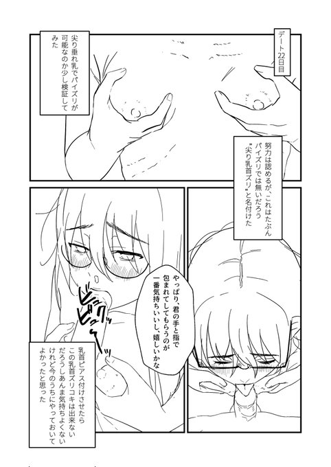 貧乳に乳首ピアスを入れるとパイズリは困難になるのでは無いか?という仮説を検証する漫画を制作中です。みなさんのご意見をお待ちしています。 