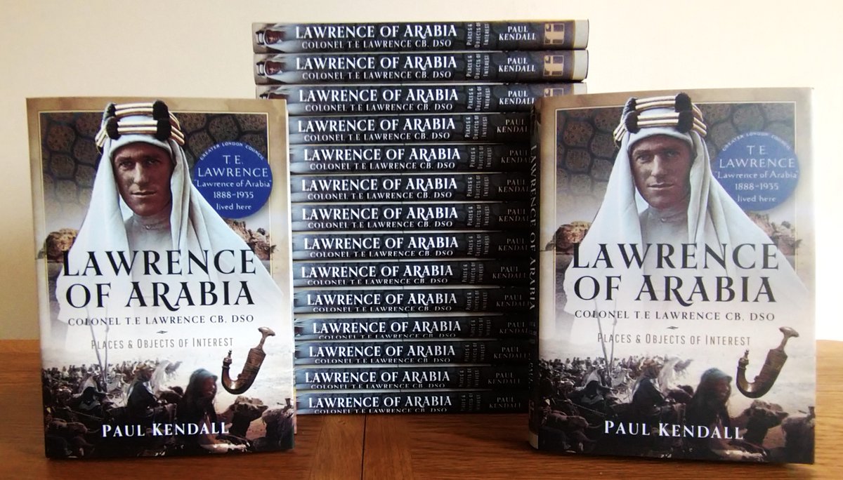 ‘Lawrence of Arabia – Places and Objects of Interest’ by Paul Kendall is available in 🇬🇧at @AmazonUK:

amazon.co.uk/Lawrence-Arabi…

#LawrenceofArabia #TELawrence #Firstworldwar #worldwarone #RoyalAirForce #BritishArmy #History #MiddleEast #Biography #modernhistory