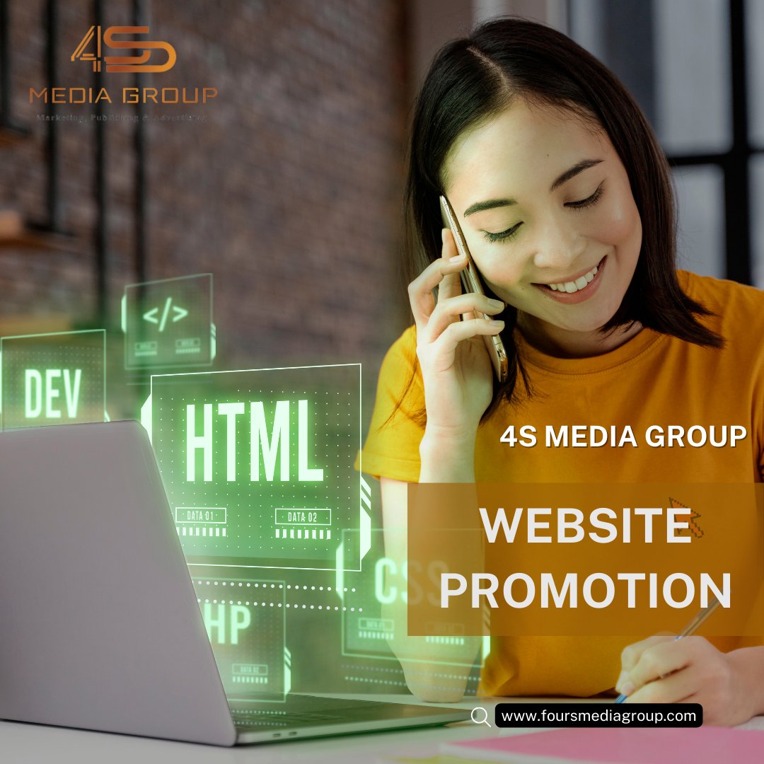 Boost your online presence with our Website Promotion services!  From SEO optimization to engaging content, we'll help your website rise to the top of search results and attract more visitors. for more info.visit foursmediagroup.com  #WebsitePromotion #SEO #DigitalMarketing