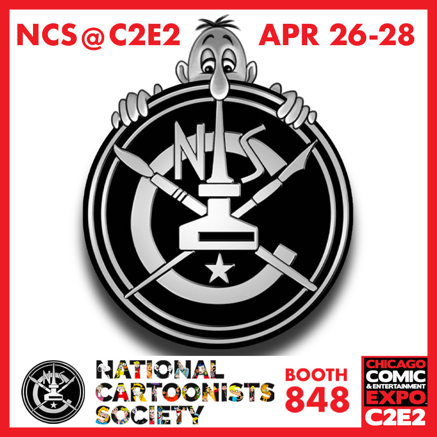 The NCS will be at C2E2 April 26-28. Booth 848. Come by and say hi! NCS members at the table include Brian Gordon, George Gant, Harold Bucholz, Dee Fish, Johnny Sampson, Matthew Hansel, Tim Jones, Jim McGreal, Bob East, Richard Pietrzyk, and the NCS President Karen Evans!