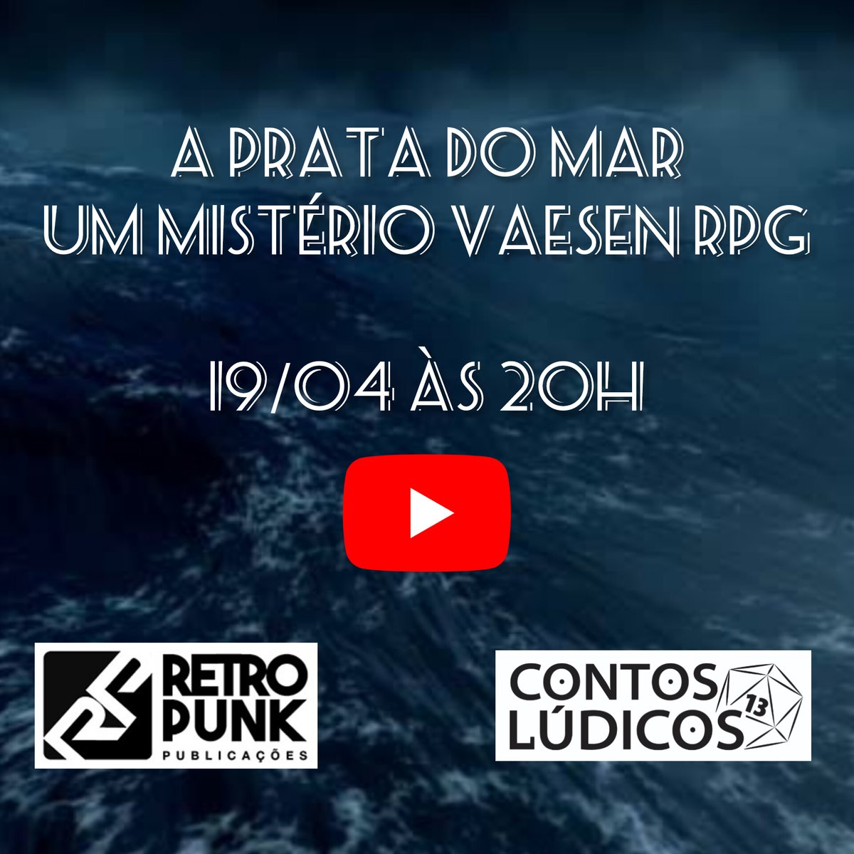 O mistério de Fjällbacka chega a sua conclusão!

Esta campanha usa Vaesen RPG, da @freeleaguepublishing e que está sendo trazido para o Brasil pela <a href="/retropunkgd/">RetroPunk GD</a> 

Não percam, hoje, 20h, em youtu.be/MRKL9QmBGtw
@al_bevevino Magal <a href="/trueravnos/">Diego Ravnos</a> @imaginemundosrpg 
<a href="/wagneraraujo/">Dungeon Master Class</a>