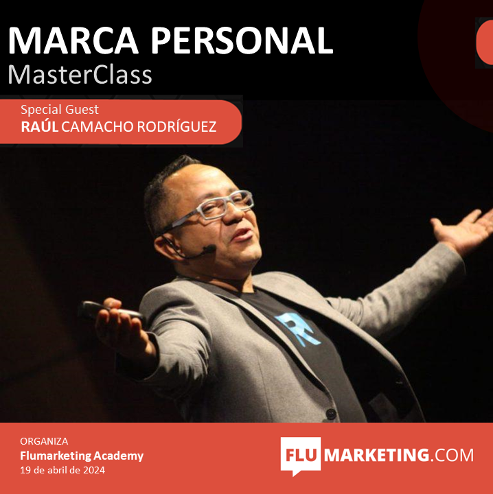 Hoy a las 20:00 horas (GMT-4), estará con nosotros el destacado conferencista y autor internacional <a href="/ElCoachRaul/">ElCoachRaul</a> para compartir con nuestros alumnos del Programa Marca Personal Digital. #PersonalBranding #Flumarketing #Masterclass