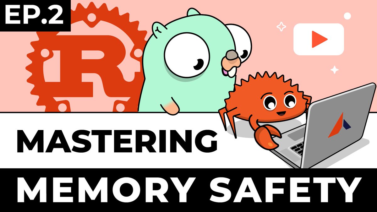 📢Rustaceans! Safe at Any Speed mini series, Episode 2! 🚨 In this episode, our #Rust Instructor, @herberticus, will examine the common pitfalls of memory management, including 'use after free' and 'use after move' scenarios, and how they can lead to security vulnerabilities.🦀