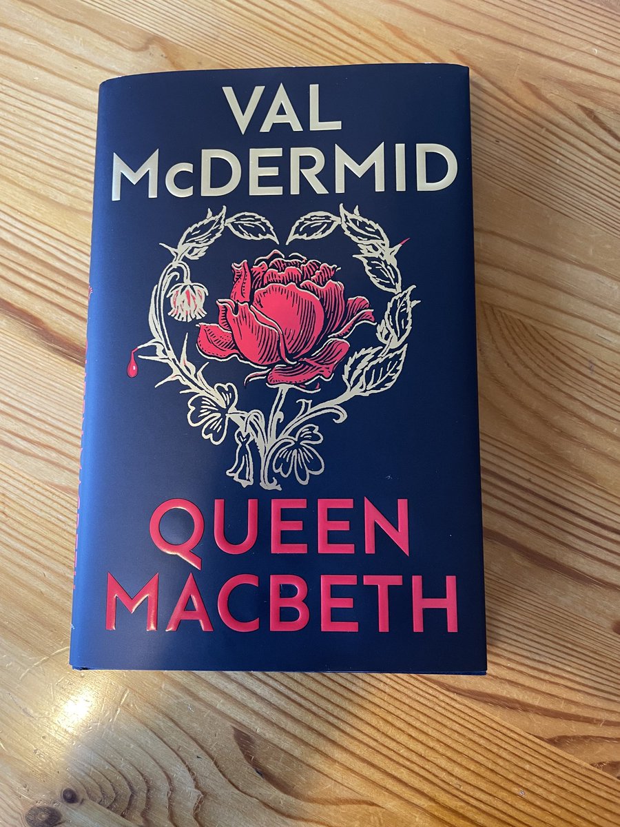 My #RBQ chum ⁦⁦@valmcdermid⁩ came bearing gifts! Can’t wait to read this… and it looks so beautiful too! Will report! Big thanks,Val!