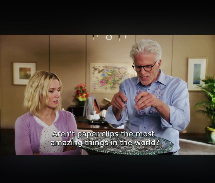 Is it just me who thinks there are thousands of hidden messages in The Good Place, or is this a well-known ‘thing’? @nbcthegoodplace @TedDanson @PMinimizer #aialignment