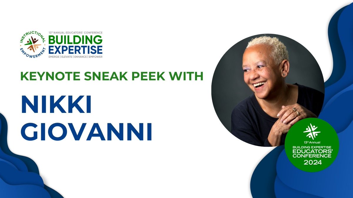 In honor of National Poetry Month, @MegKBowen spoke with Nikki Giovanni about how poetry helps us explore the development of history and language. 📽 Watch the sneak peek now and don't miss Nikki's keynote, 'Poetry is a Trestle,' at #BE2024 June 19-21: hubs.la/Q02tvlMF0