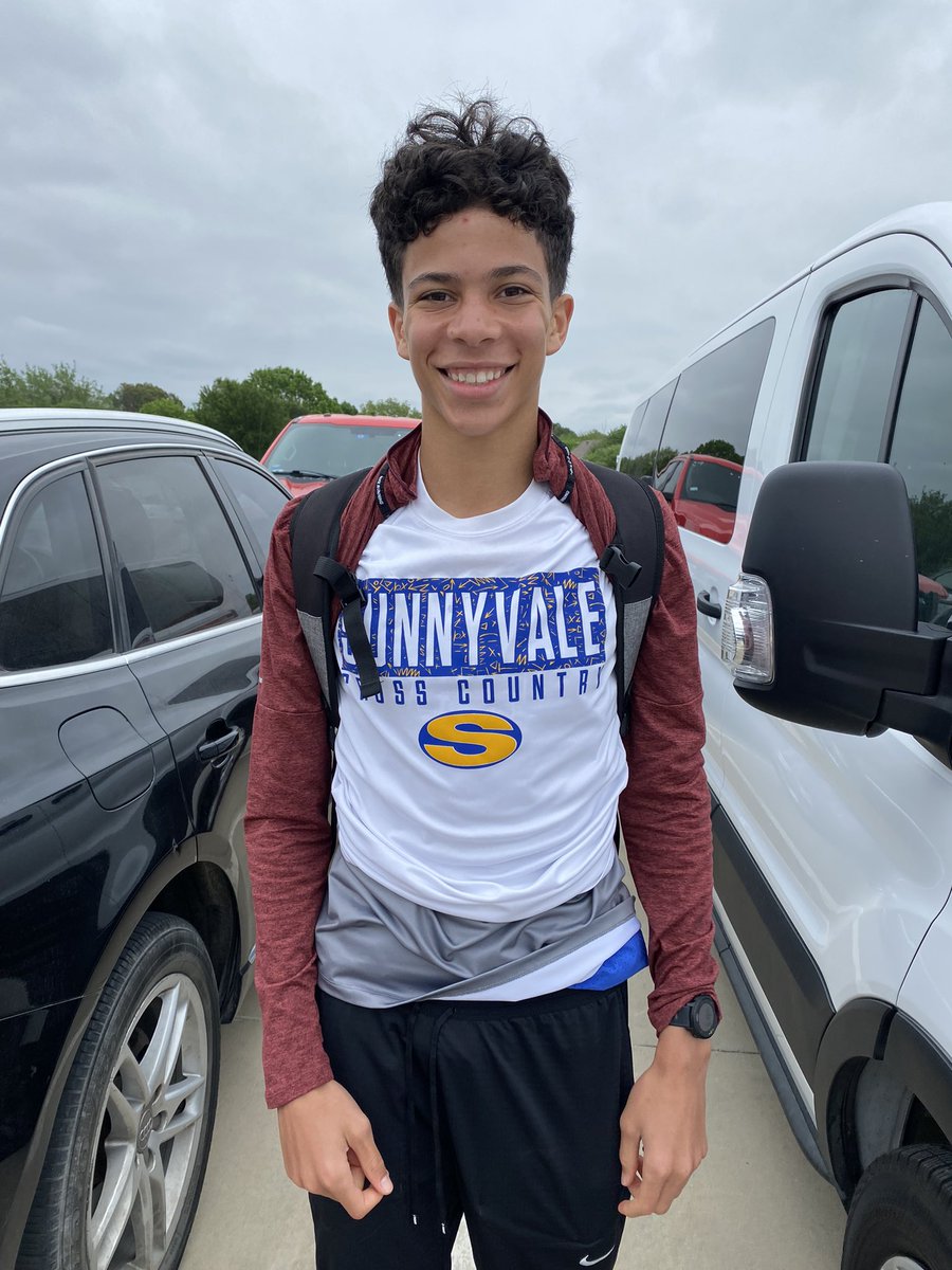 Tyrus Cowan finished in 4th place in the 3200 at Regionals! Great job, Tyrus!