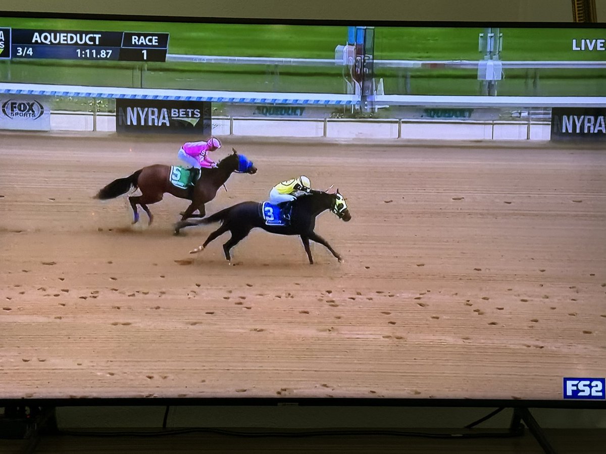 Isn’t She Lovely Isn’t She Wonderful ISN’T SHE KHOZY Breaks her maiden! 🏇🏇🏇 Tribecky and her babies have had a busy week. Khozan - Tribecky, by Saint Liam! @RockyTimeFarm @ladererstables @mjlstox1 @TrainerCMartin @TheNYRA @JourneymanStud @florida_horse