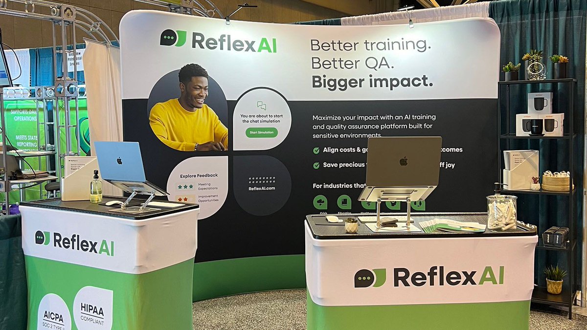 bopdesignsd's tweet image. Exciting news! 🌟 Check out the stunning trade show booth we designed for ReflexAI. We love creating captivating graphics that delight booth visitors and offer an awesome visual experience!

#Tradeshow #B2Bdesign
