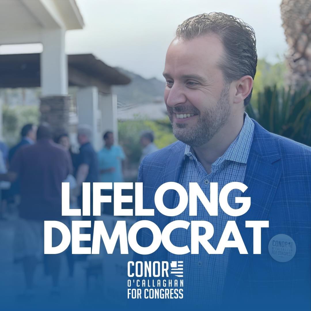 I am running to finally defeat David Schweikert in #AZ01 in November. But first I must navigate two recent former Republicans and one of the co-founders of the No Labels party. Will you join me in upholding our Democratic values and principles?👇🏻 secure.actblue.com/donate/conor-az