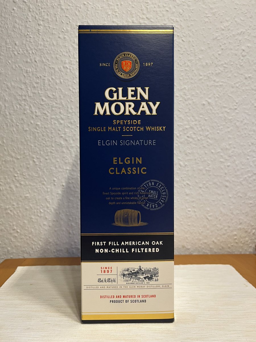 Coming soon for the next WhiskyTime: The @GlenMorayDist Elgin Signature Classic, matured in First Fill American Oak Casks 🥃 @GlenMorayIain #glenmoray #glenmoraywhisky #elgin #speyside #speysidewhisky #whisky #singlemalt #whiskytime #whiskytim #whiskytasting #whiskyweekend