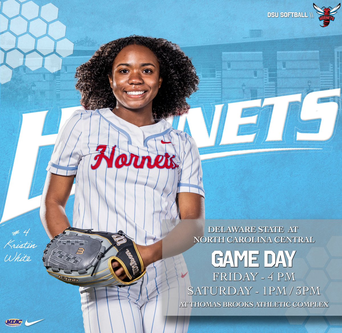 It’s GAME DAY!

🆚 North Carolina Central University 
📍Durham, NC
🏟️Thomas Brooks Athletic Complex

#stingem // #meac