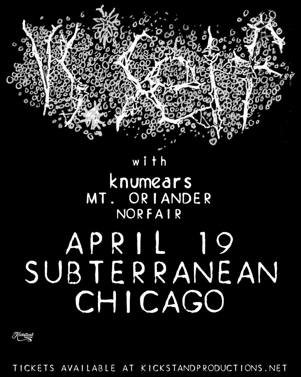 Tonight! Chicago, IL @subtchicago with Vs Self, Knumears and Norfair. Come hang if you have tickets (this puppy is sold out!)